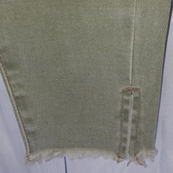 Mud Pie button fly skinny raw hem jeans - Picture 4 of 8